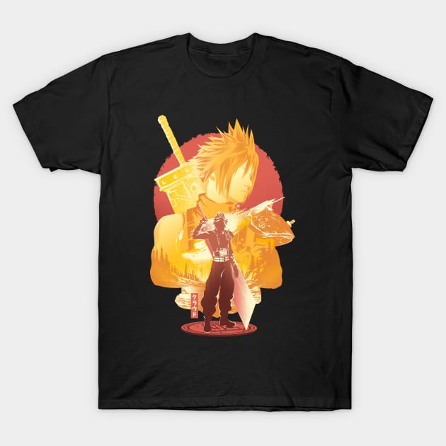 Mercenary Soldier Cloud T-Shirt by plonkbeast